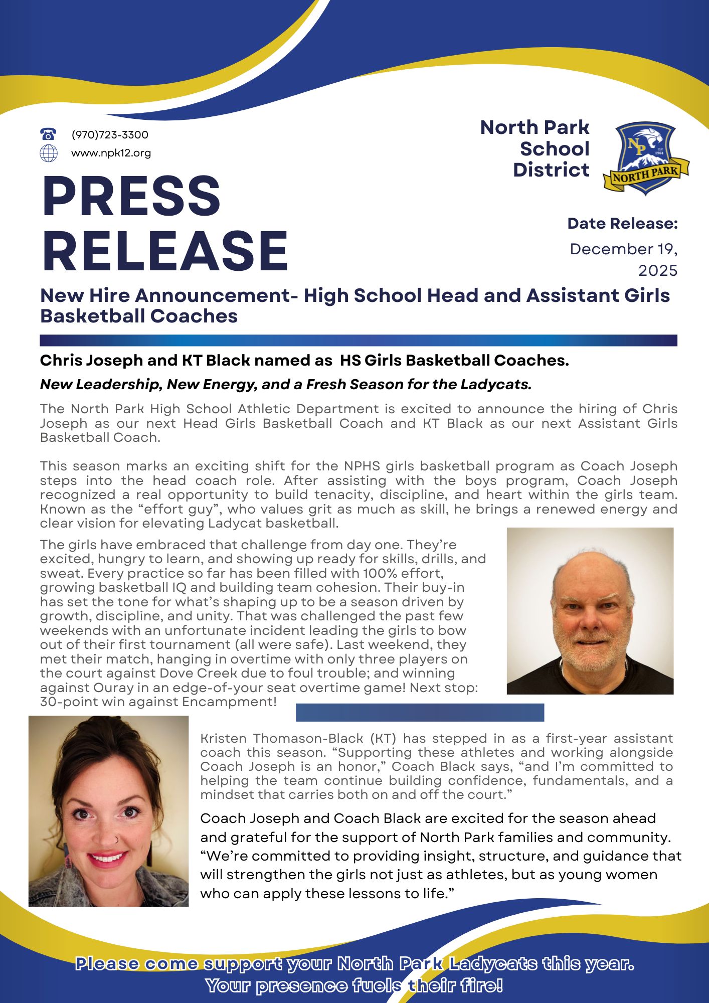 Press Release- BBall Hire